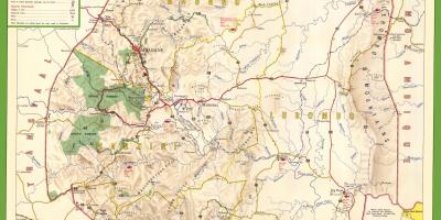 Térkép részletes Szváziföld